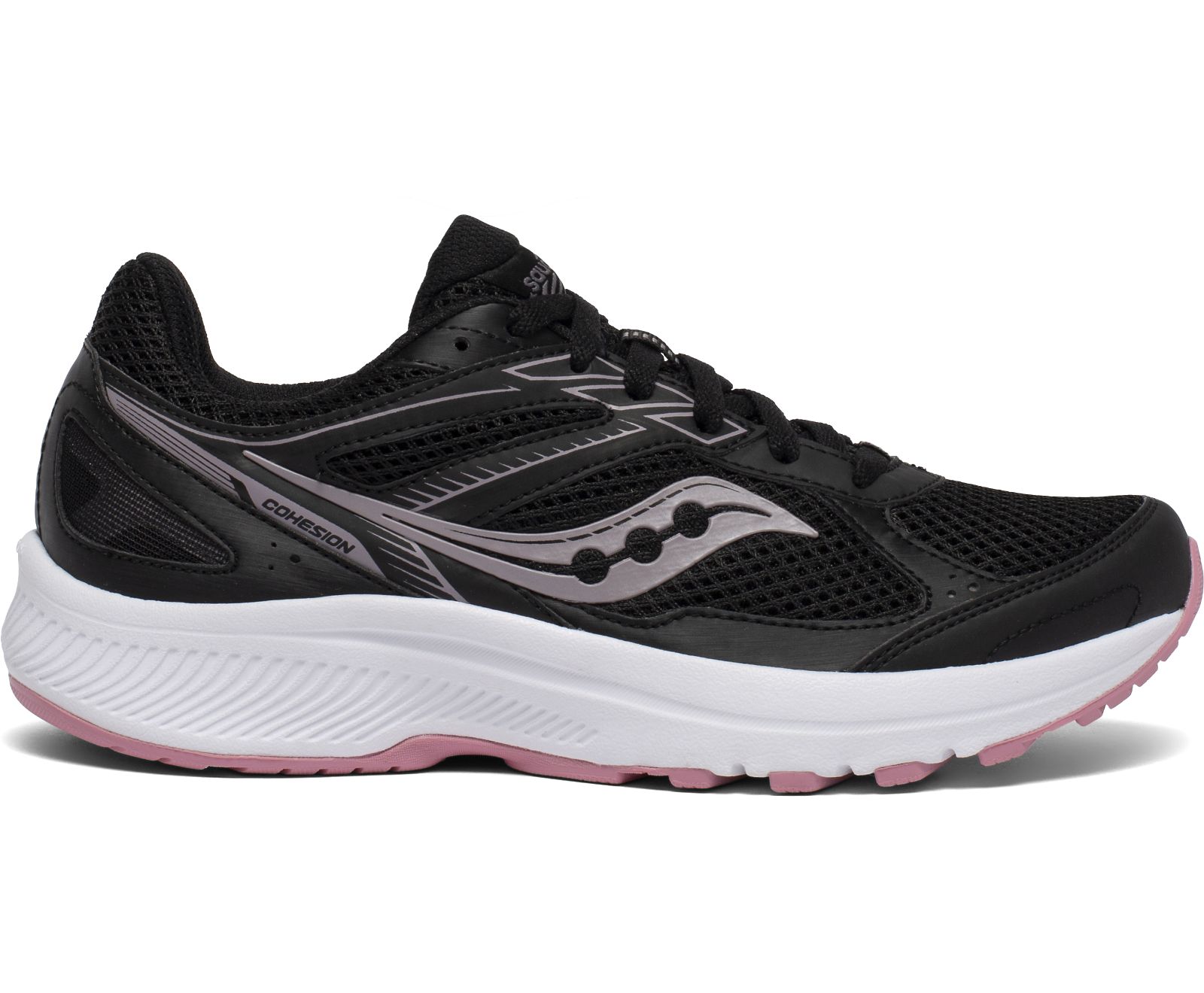 Tenis Para Correr Saucony Cohesion 14 Mujer Negros Rosas | México 092FDNM